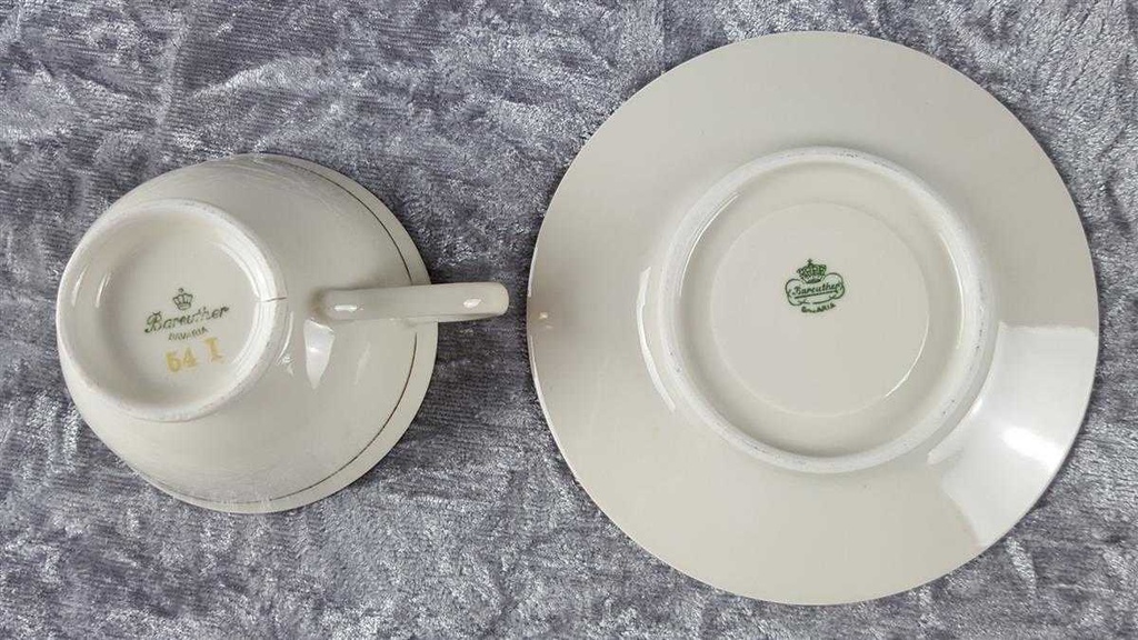 [45817895] Mokkatasse Tasse Espressotasse Golddekor Bareuther gebraucht - akzeptabel Bild 5