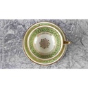 [45817897] Mokkatasse mit Untertasse Tasse Espressotasse Golddekor Reichenbach gebraucht - gut Bild 3