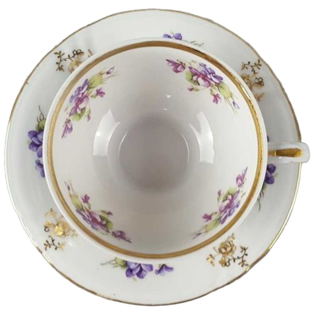 [45817902] Mokkatasse Tasse Espressotasse Goldrand Schaller Bavaria gebraucht - gut Bild 2