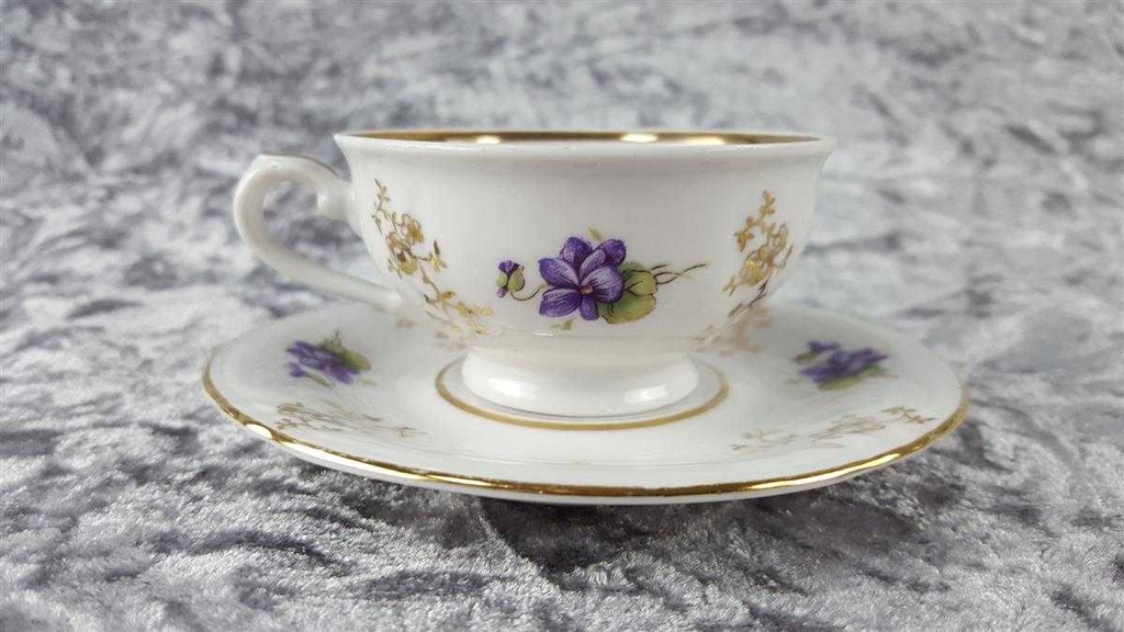[45817902] Mokkatasse Tasse Espressotasse Goldrand Schaller Bavaria gebraucht - gut Bild 4