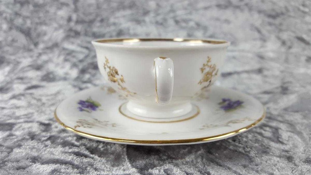 [45817902] Mokkatasse Tasse Espressotasse Goldrand Schaller Bavaria gebraucht - gut Bild 5