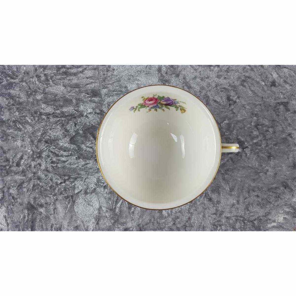 [45817911] Teetasse Tasse Goldrand Rosenthal Winifred bunte Blumen Elfenbein Beige gebraucht - sehr gut Bild 5