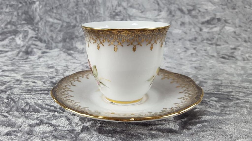 [45817953] Espressotasse mit Untertasse 7,5 cm Haas & Czjzek gebraucht - sehr gut Bild 2