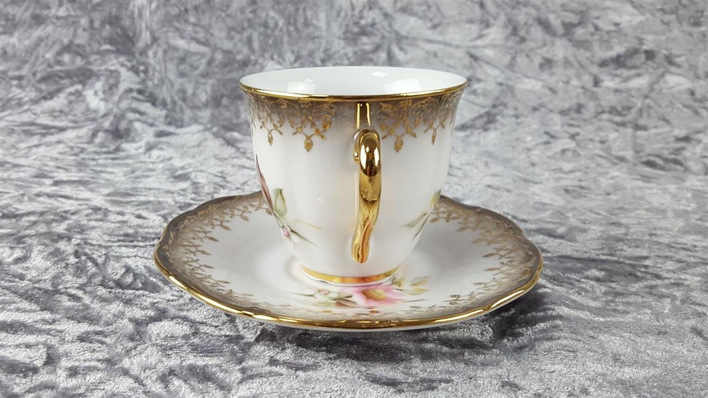 [45817953] Espressotasse mit Untertasse 7,5 cm Haas & Czjzek gebraucht - sehr gut Bild 4