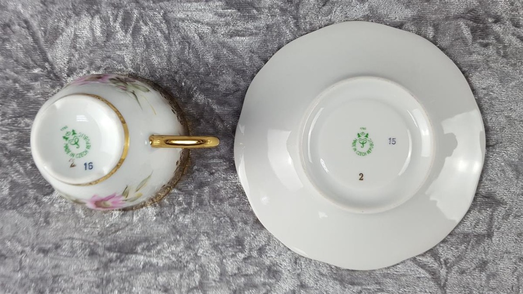[45817953] Espressotasse mit Untertasse 7,5 cm Haas & Czjzek gebraucht - sehr gut Bild 6