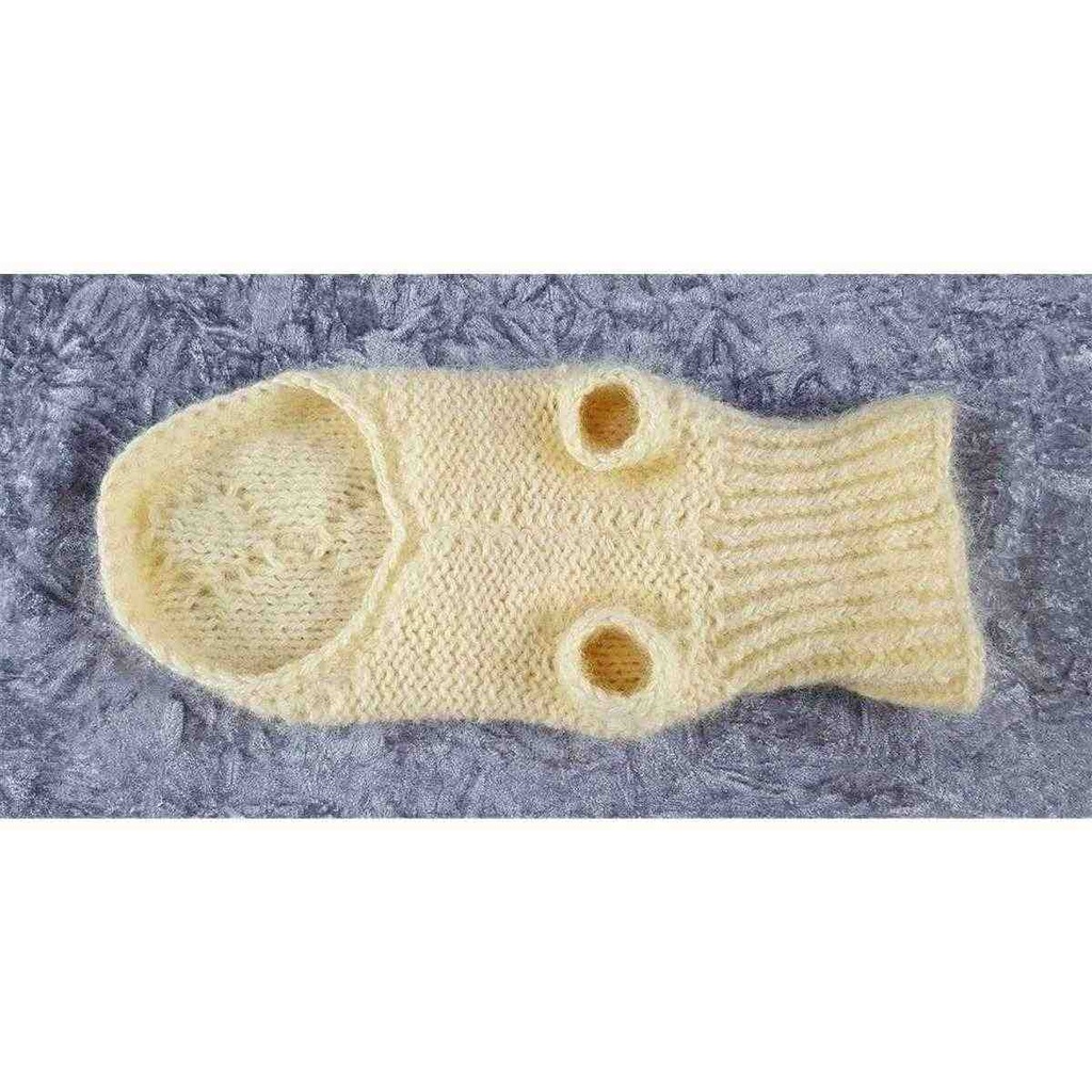 [45817955] Chihuahua Hundebekleidung Pullover gelb Handarbeit Gr. S (bis 2,5 kg) Bild 5