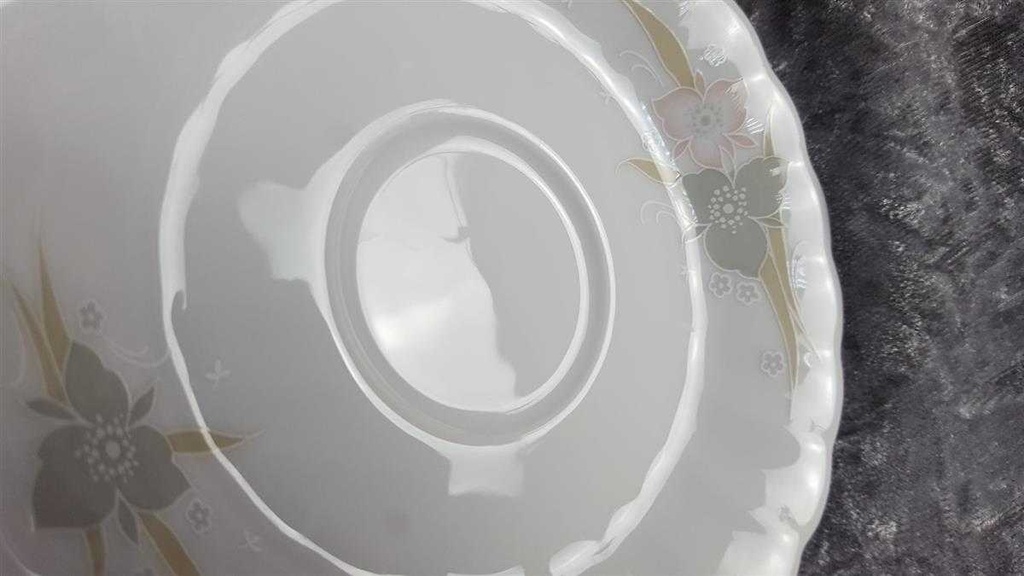 [45817958] Kaffeetasse mit Untertasse Tasse Eschenbach Toledo rosa graue Blüten gebraucht - sehr gut Bild 6