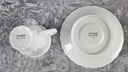 [45817958] Kaffeetasse mit Untertasse Tasse Eschenbach Toledo rosa graue Blüten gebraucht - sehr gut Bild 7
