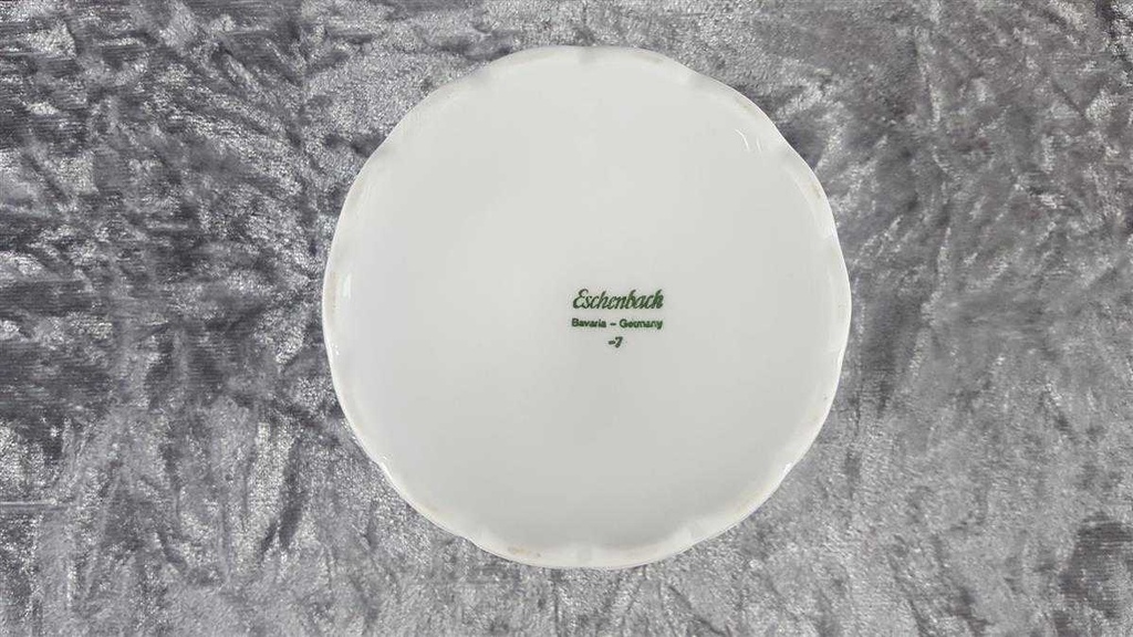 [45817962] Zuckerdose Eschenbach Toledo rosa graue Blüten gebraucht - sehr gut Bild 6