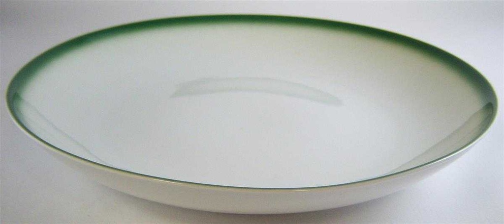 [4581807] Suppenteller 22 cm Melitta Lindau Grüner Rand gebraucht - gut Bild 3