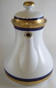 [4581808] Kaffeekanne 1,2 L Winterling Marktleuthen Kobaltrand mit Goldraute rund gebraucht - gut Bild 2