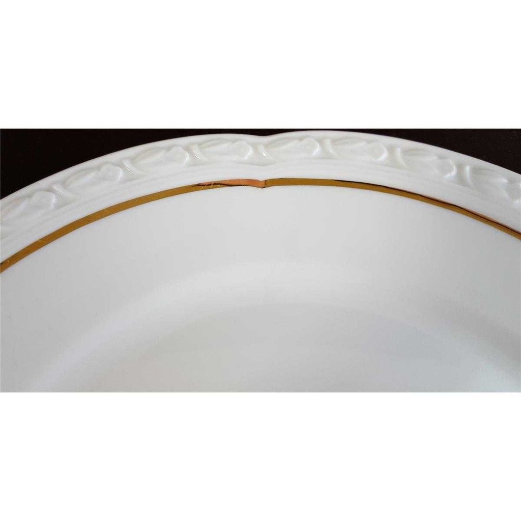 [4581814] Speiseteller Essteller Goldrand 24,5 cm Edelstein Bavaria Frauenlob 15430 gebraucht - gut Bild 2