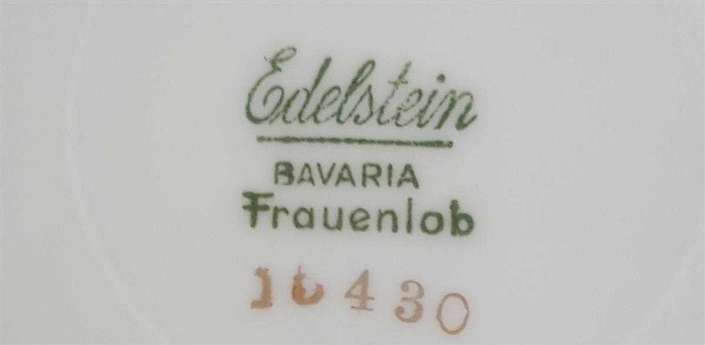 [4581815] Suppenteller Goldrand 25 cm Edelstein Bavaria Frauenlob 15430 gebraucht - gut Bild 3