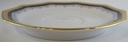 [4581821] Untertasse für Kaffee 14 cm Winterling Marktleuthen Kobaltrand mit Goldraute eckig gebraucht - sehr gut Bild 2