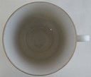 [4581822] Kaffeetasse Tasse Winterling Marktleuthen Kobaltrand mit Goldraute eckig gebraucht - sehr gut Bild 3