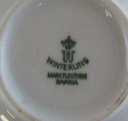 [4581822] Kaffeetasse Tasse Winterling Marktleuthen Kobaltrand mit Goldraute eckig gebraucht - sehr gut Bild 4