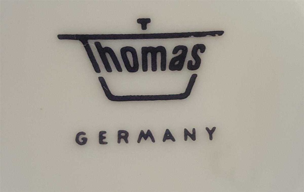 [4581823] Milchkännchen Thomas Porzellan Exquisit Grau Blaue Streifen gebraucht - sehr gut Bild 3