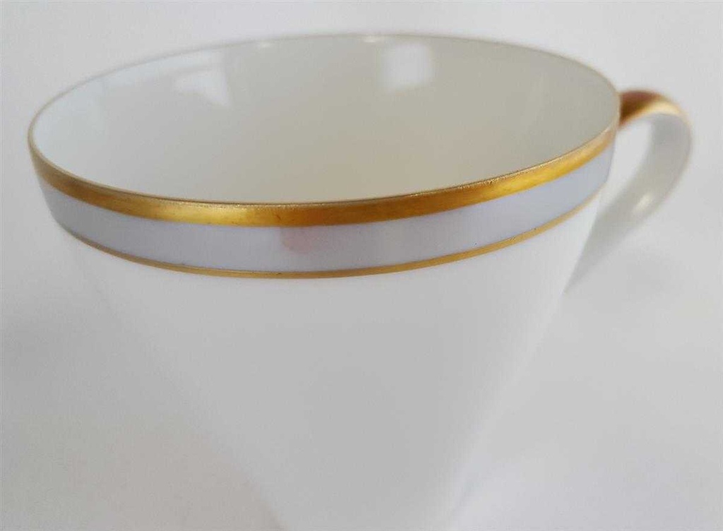 [4581835] Kaffeetasse Tasse Heinrich Grazie Grauband Gold gebraucht - sehr gut Bild 2