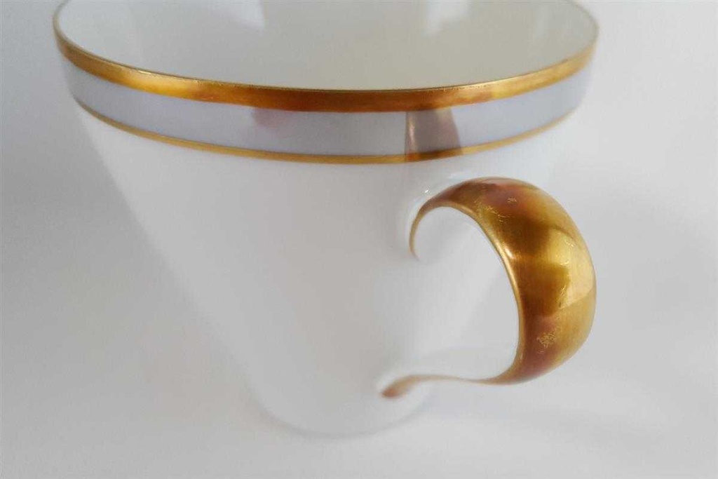 [4581835] Kaffeetasse Tasse Heinrich Grazie Grauband Gold gebraucht - sehr gut Bild 3