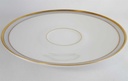 [4581838] Untertasse für Kaffee 15 cm Heinrich Grazie Grauband Gold gebraucht - sehr gut Bild 2