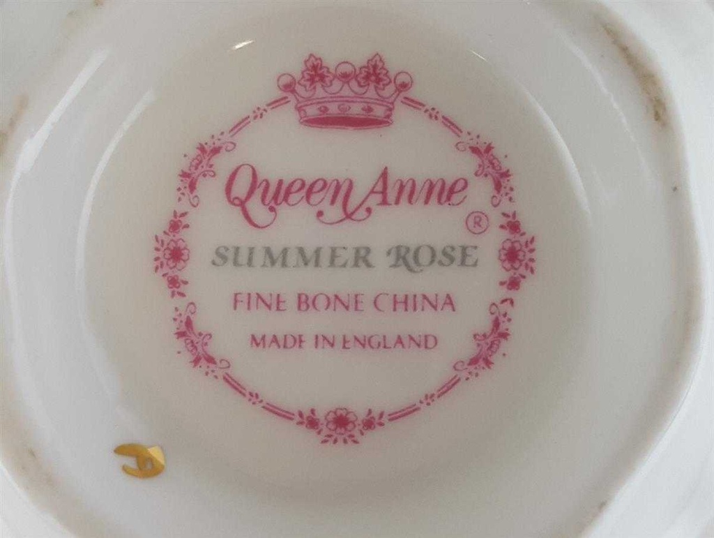 [4581845] Kaffeetasse Tasse Queen Anne Summer Rose gebraucht - sehr gut Bild 3