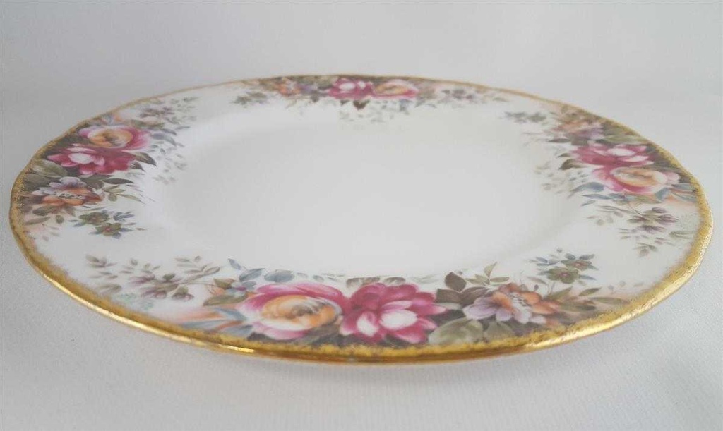 [4581846] Kuchenteller 20,2 cm Queen Anne Summer Rose gebraucht - sehr gut Bild 2