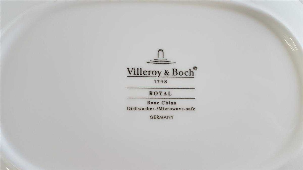 [4581851] Sauciere mit Teller 2tlg Villeroy & Boch Royal Weiß gebraucht - sehr gut Bild 4