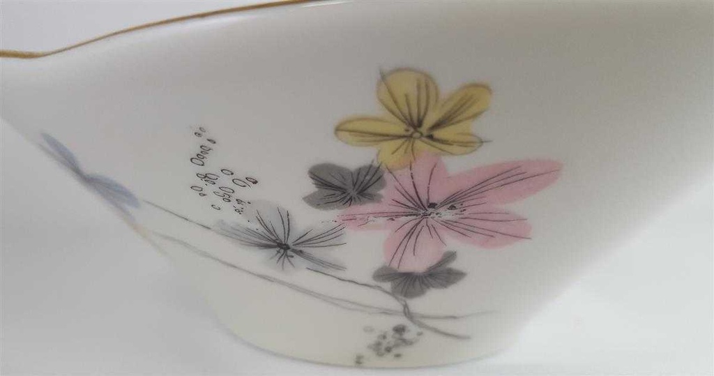 [4581857] Bonboniere Jaeger & Co Zierporzellan Blumendekor 1045 Blumen gebraucht - sehr gut Bild 2