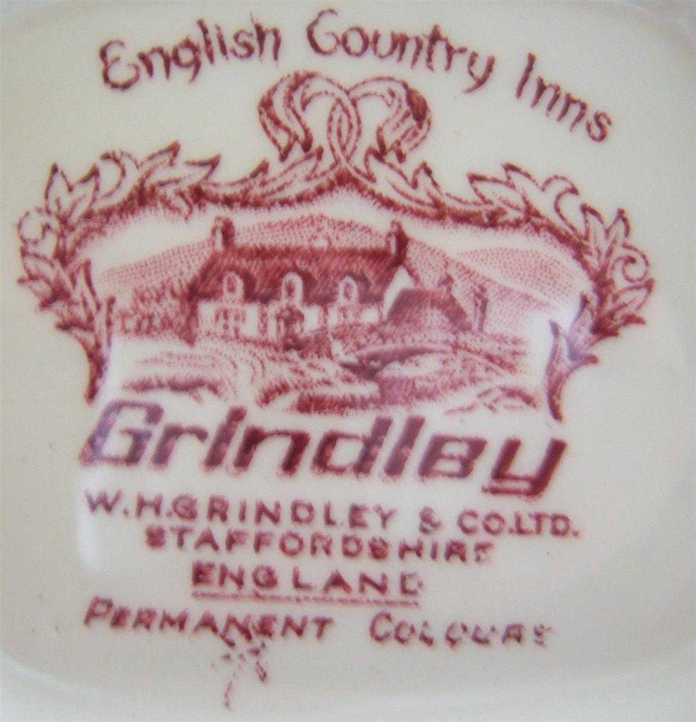[4581860] Kaffeekanne Grindley English Country Inns Rot gebraucht - sehr gut Bild 3
