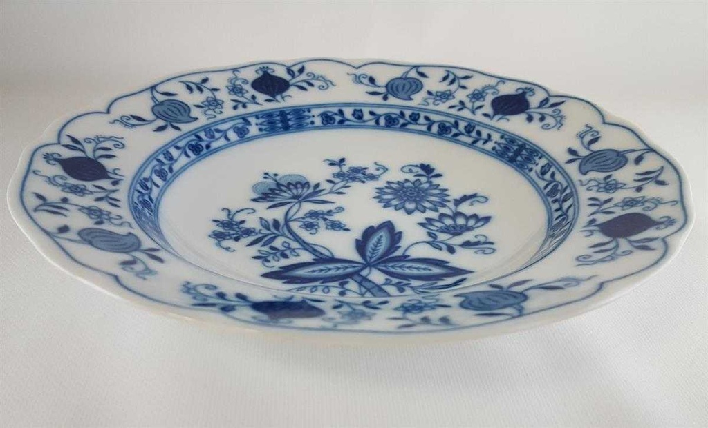 [4581870] Suppenteller Unterglasur 22,5 cm Tirschenreuth Zwiebelmuster Echt Cobalt Bild 2