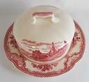 [4581874] Butterdose Johnson Bros Old Britain Castles Rot gebraucht - sehr gut Bild 2