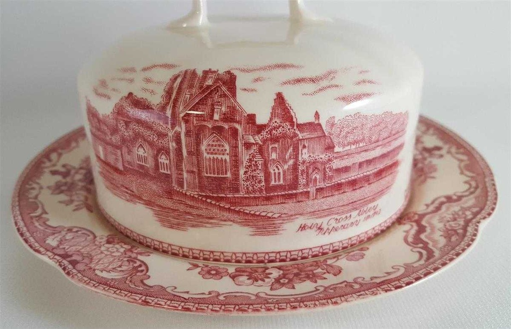[4581874] Butterdose Johnson Bros Old Britain Castles Rot gebraucht - sehr gut Bild 4