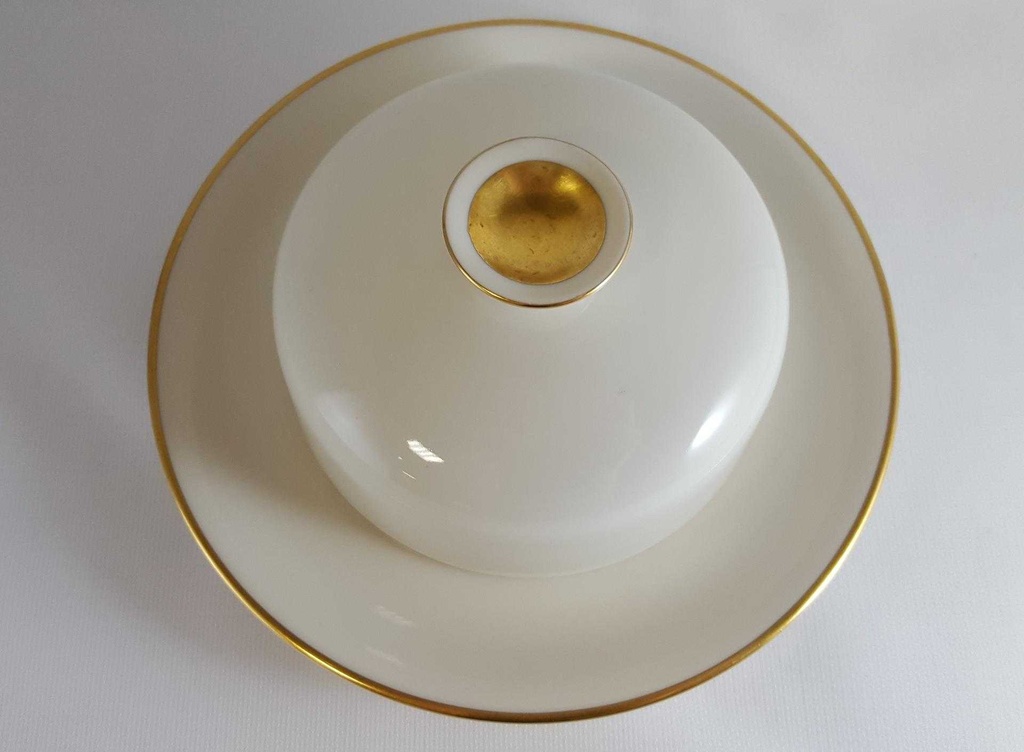 [4581875] Butterdose Goldrand KPM Krister 0201 Weiß gebraucht - sehr gut Bild 2