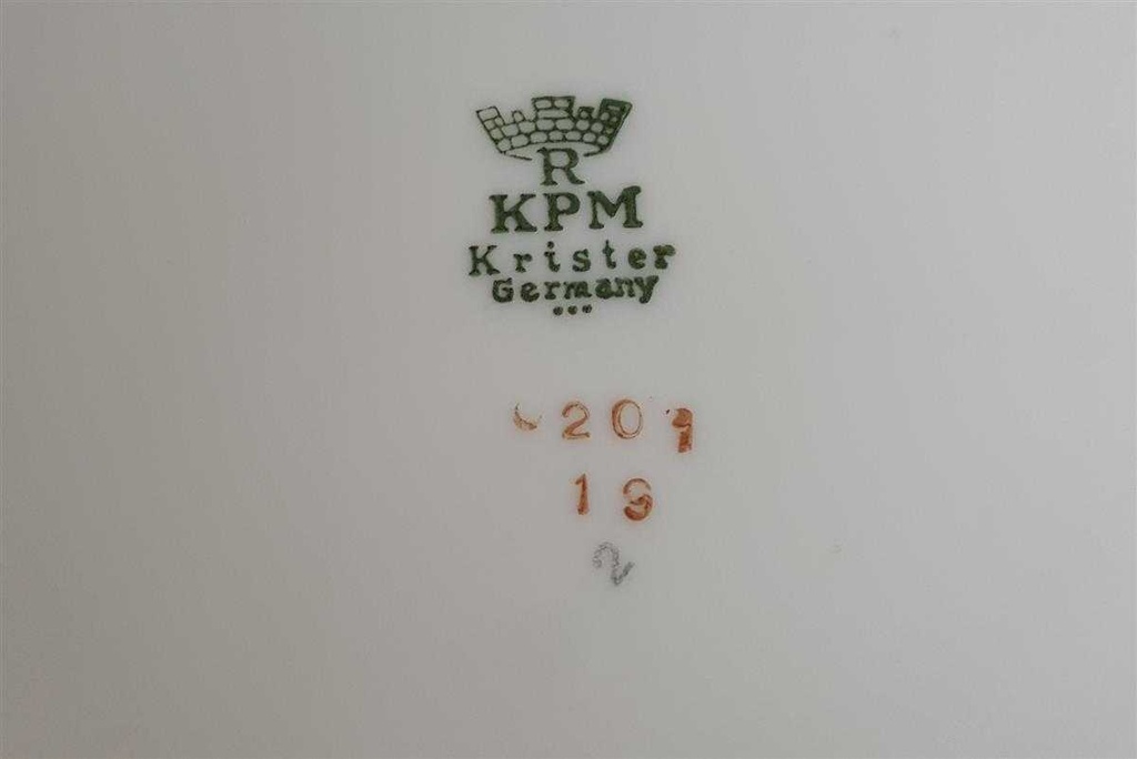 [4581875] Butterdose Goldrand KPM Krister 0201 Weiß gebraucht - sehr gut Bild 5