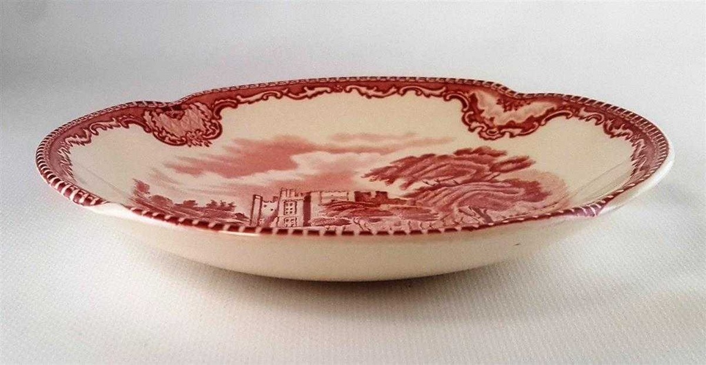 [4581878] Untertasse für Kaffee 14 cm Johnson Bros Old Britain Castles Rot gebraucht - gut Bild 2