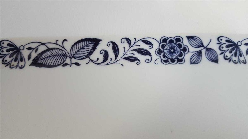 [4581882] Tablett für Milch und Zucker Mitterteich Form 234 blaue Blume gebraucht - gut Bild 2