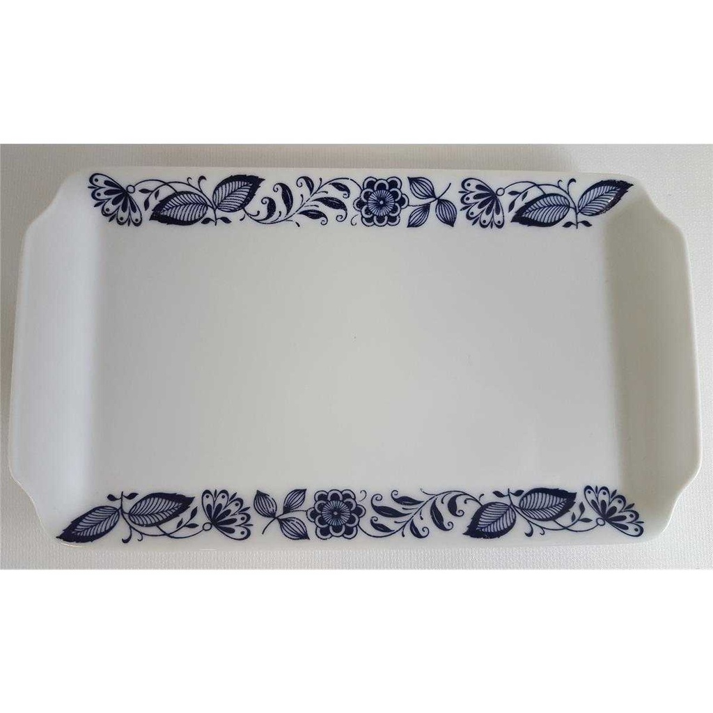 [4581882] Tablett für Milch und Zucker Mitterteich Form 234 blaue Blume gebraucht - gut Bild 4