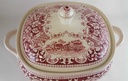 [4581884] Ragoutterrine Suppenterrine Suppenschüssel Servierschüssel 1,9 L Royal Sphinx Maastricht Old England Rot gebraucht - sehr gut Bild 2