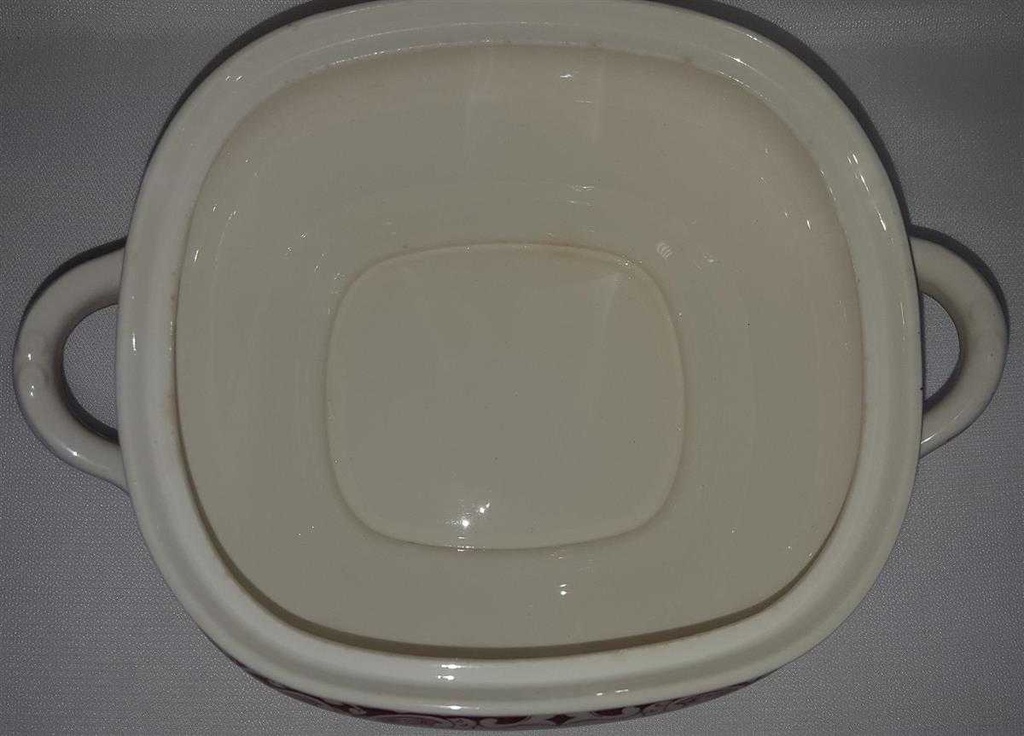 [4581884] Ragoutterrine Suppenterrine Suppenschüssel Servierschüssel 1,9 L Royal Sphinx Maastricht Old England Rot gebraucht - sehr gut Bild 4