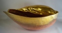 [458190] Keramik Schale Obstschale in Muschelform mit Gold groß L: 35 cm Bild 5
