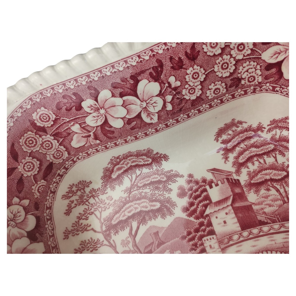 [4581909] Schüssel Servierschüssel Gemüseschüssel groß Spode Copeland Pink Tower Bild 3