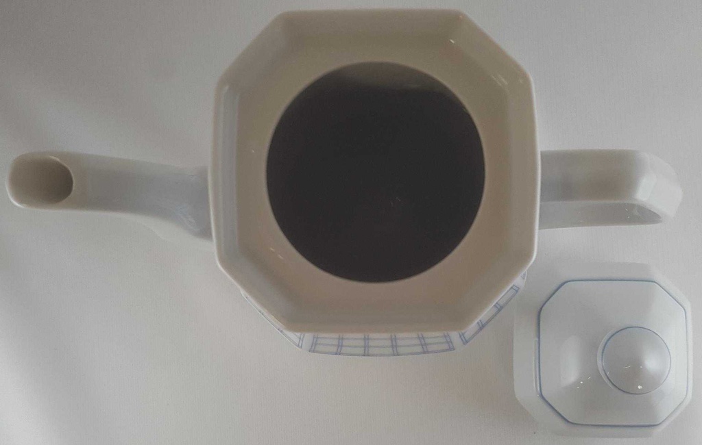 [4581918] Kaffeekanne Winterling Marktleuthen Blaues Netz gebraucht - sehr gut Bild 3