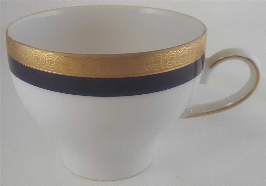 [4581922] Kaffeetasse Tasse Winterling Marktleuthen Kobaltrand mit Goldraute rund gebraucht - gut Bild 2