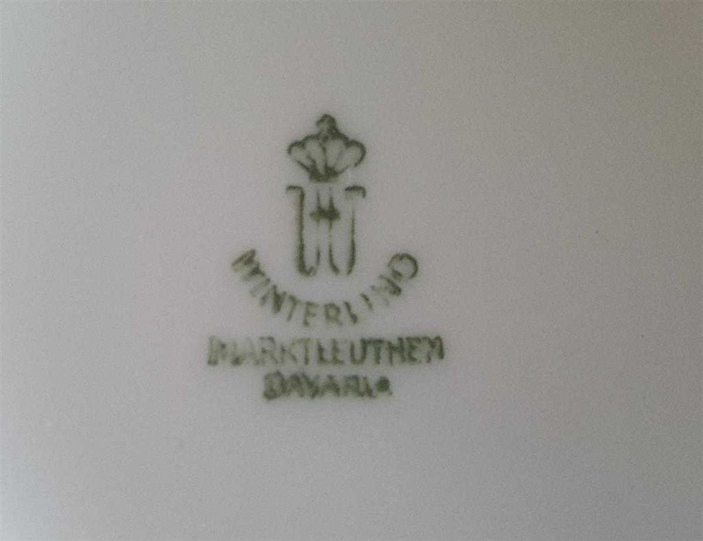 [4581924] Milchkännchen Winterling Marktleuthen Kobaltrand mit Goldraute rund gebraucht - gut Bild 5