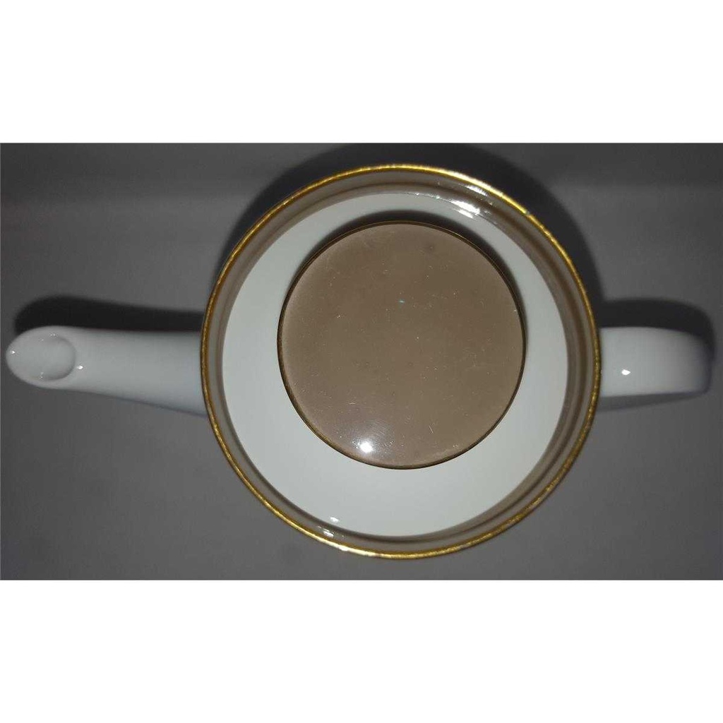 [4581955] Kaffeekanne Goldrand 1,15 L Thomas Porzellan Medaillon Grau Braun gebraucht - sehr gut Bild 2