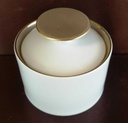 [4581962] Zuckerdose Goldrand Thomas Porzellan Medaillon Grau Braun gebraucht - gut Bild 2