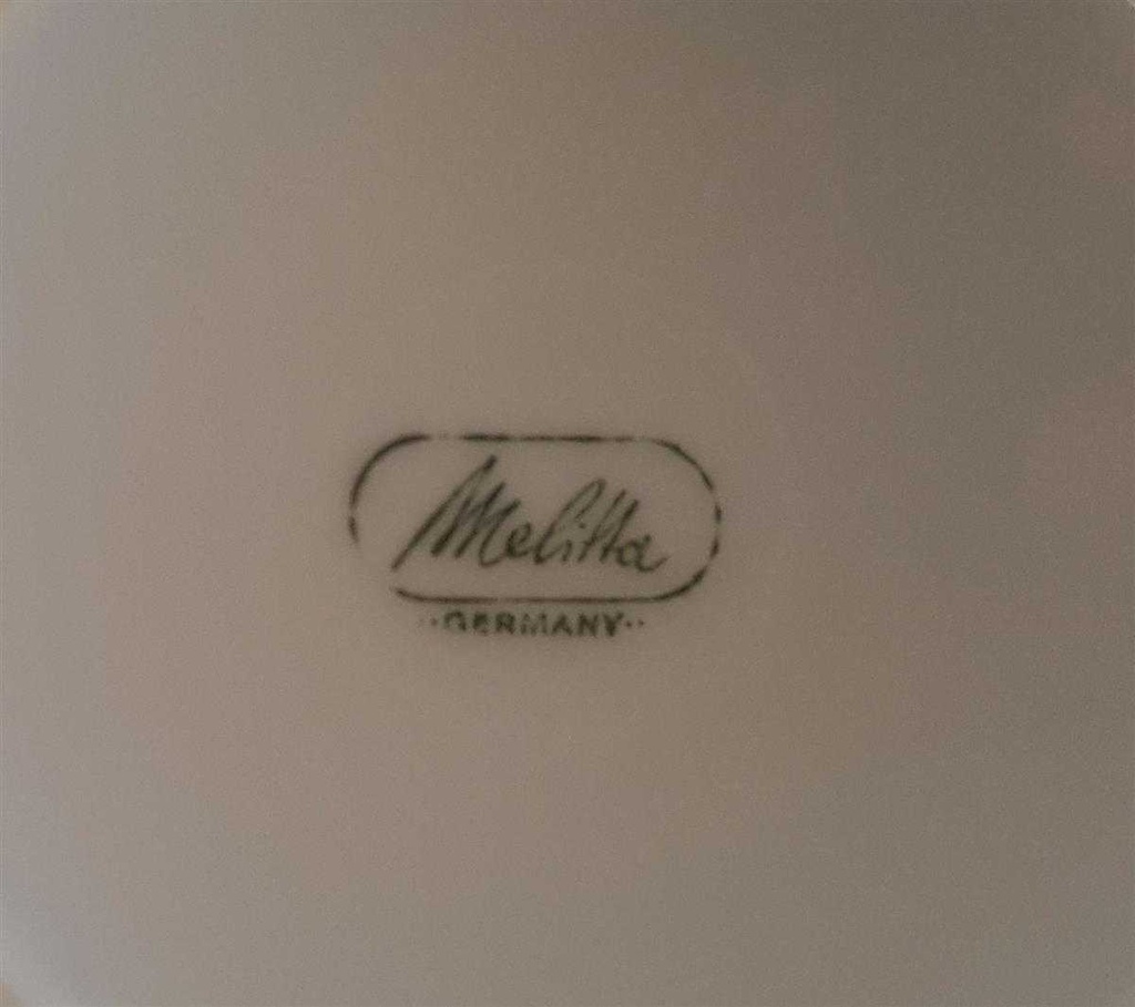 [4581966] Kaffeekanne Goldrand 1,15 L Melitta Madrid Kobaltblau mit Blau gebraucht - gut Bild 6