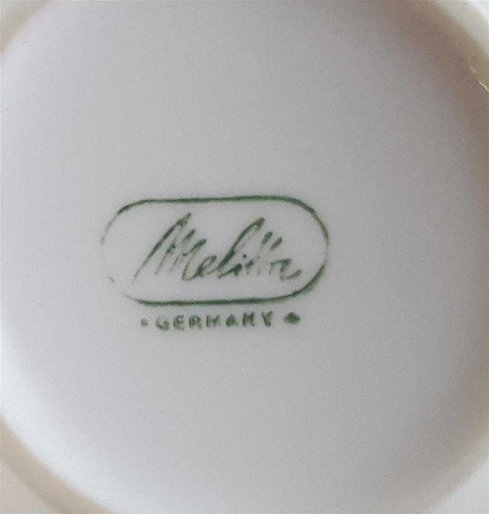 [4581967] Milchkännchen Goldrand Melitta Madrid Kobaltblau mit Blau gebraucht - sehr gut Bild 3