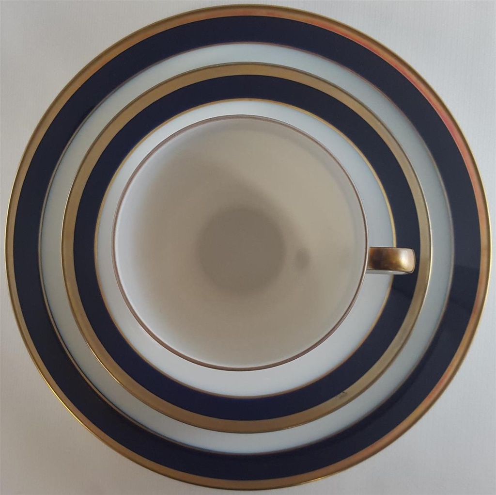 [4581972] Kaffeegedeck Goldrand 3tlg Melitta Madrid Kobaltblau mit Blau Bild 2