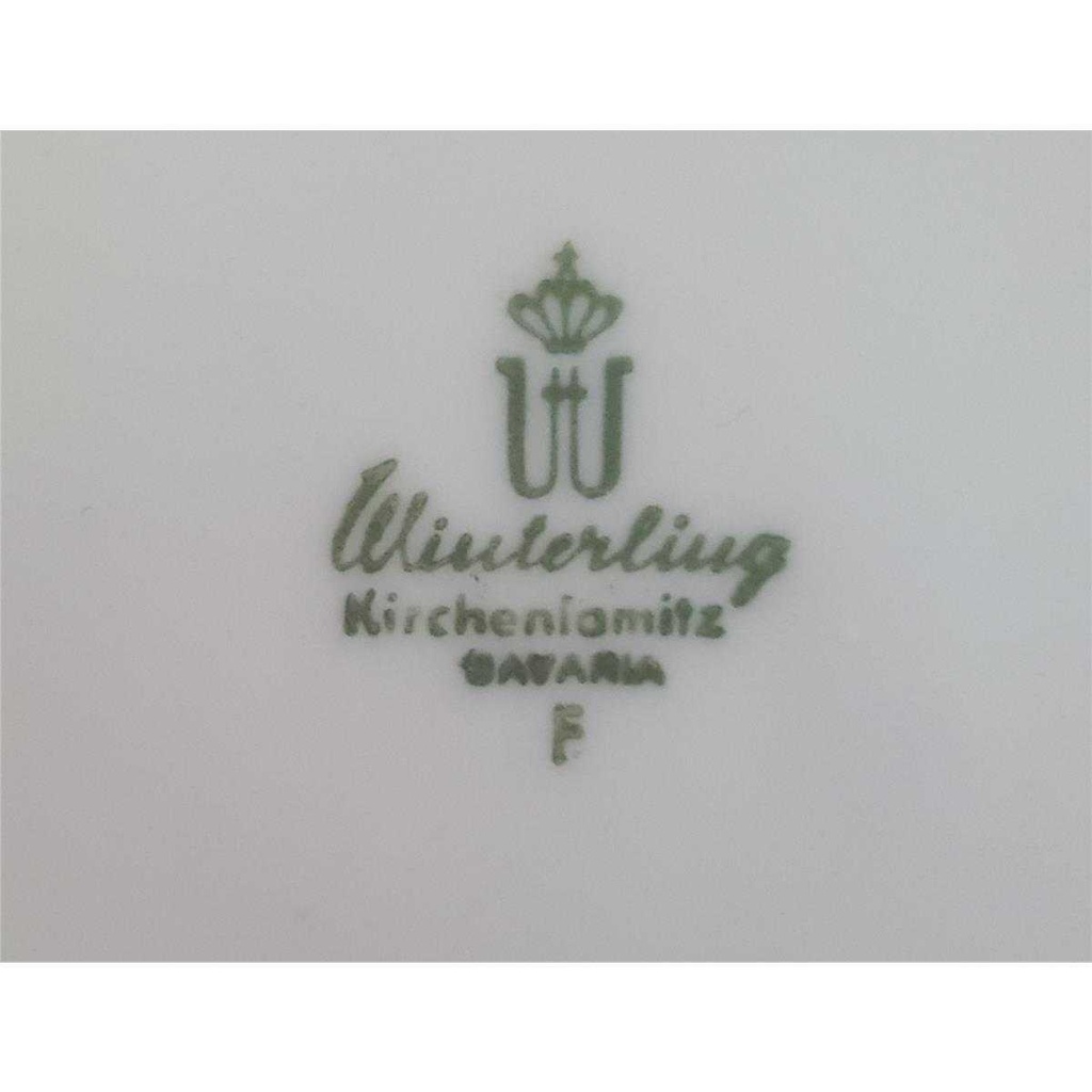 [4581974] Untertasse für Kaffee Goldrand 14,3 cm Winterling Kirchenlamitz weiß mit gebraucht - gut Bild 3